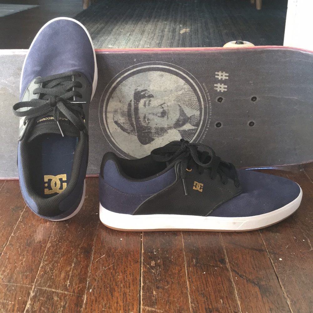 DC Shoes Visalia, Navy 8.5